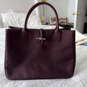 Longchamp Burgundy Handbag